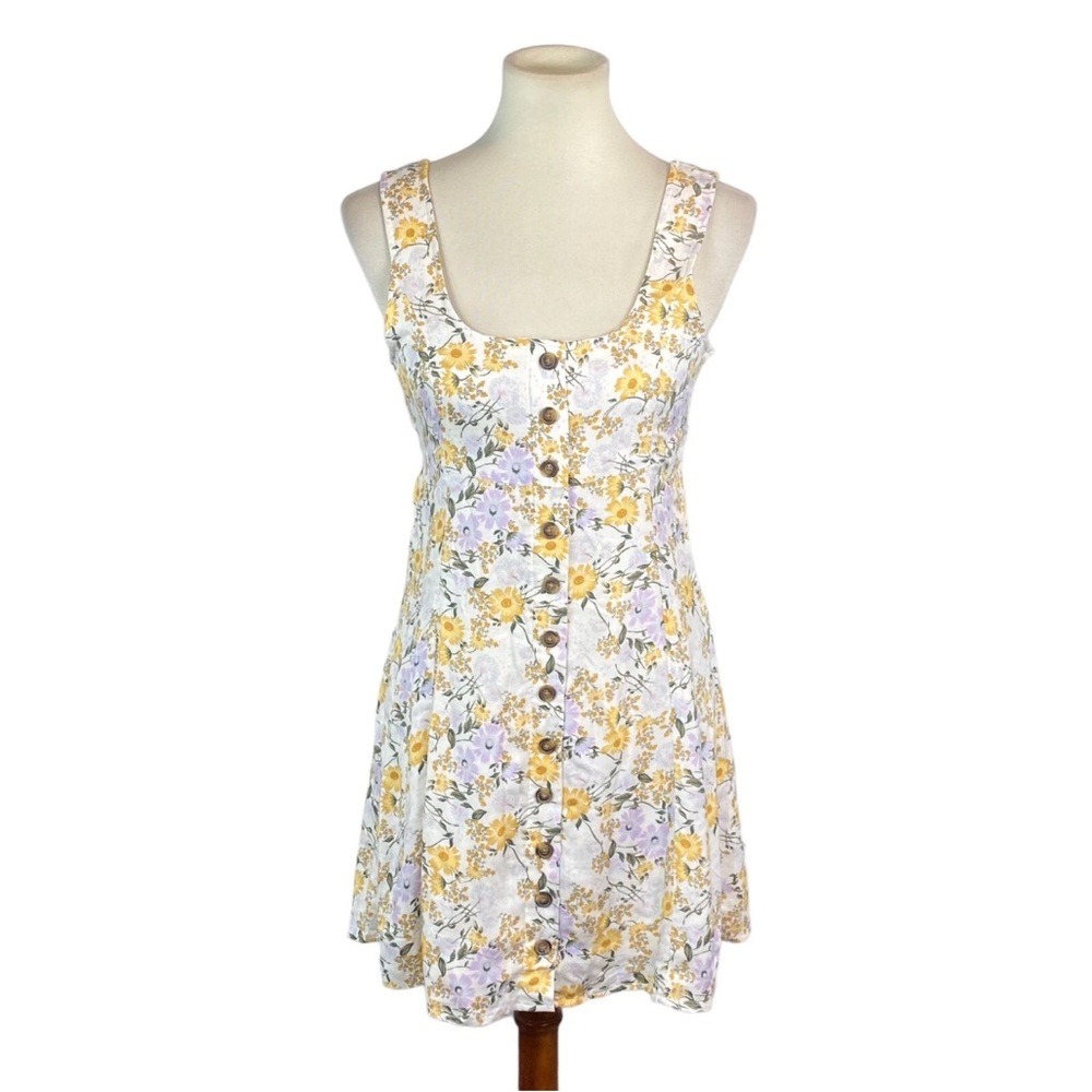 NWT American Eagle‎ Floral Sundress Sleeveless Tie Back, Small